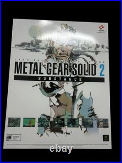 Metal Gear Solid 2 Substance XBOX360Promo Poster 22x28 Store Display 2002 Rare