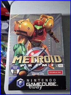 Metroid Prime Nintendo Gamecube Original Store Display Standee, Very RARE