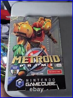 Metroid Prime Nintendo Gamecube Original Store Display Standee, Very RARE