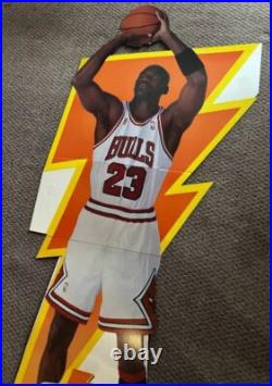 Michael Jordan Gatorade Life-Size Standee Display Bulls NBA 1990s Promo RARE