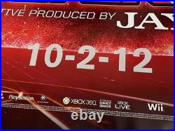 NBA 2K13 Promo Vinyl Banner LARGE 3'x6'? RARE? JZ Exclusive Store Display