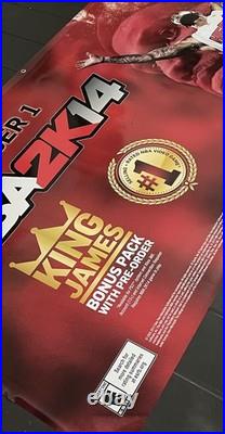 NBA 2K14 Promo Display Vinyl Banner LARGE 3'x6' Store Display LeBron RARE