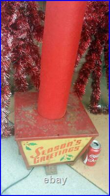 NEW INFO ADDED Antique Christmas Noma Store Display Candle 53 tall RARE