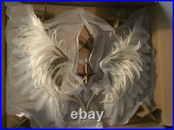 NEW Rare Victorias Secret White & Cupid Angel Wings Store Display Prop Feathers
