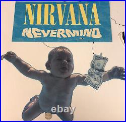 NIRVANA NEVERMIND Original Promo 1991 Die-Cut hanging mobile Store Display RARE