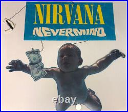NIRVANA NEVERMIND Original Promo 1991 Die-Cut hanging mobile Store Display RARE