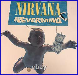 NIRVANA NEVERMIND Original Promo 1991 Die-Cut hanging mobile Store Display RARE