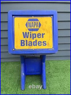 Napa Wiper Blades Storage Box Store Display 38x29 Racing Advertisement RARE