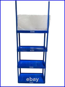 Nestle Retail Display Shelf Blue 4 Tiers Store Rack Memorabilia RARE 72x27x12