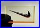 New And Rare Nike Swoosh Logo Plaque Vision 2005 Acrylic Store Display