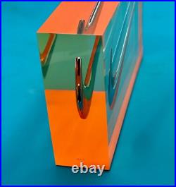New And Rare Nike Swoosh Logo Plaque Vision 2005 Acrylic Store Display