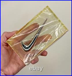New And Rare Nike Swoosh Logo Plaque Vision 2005 Acrylic Store Display