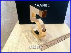 New Beautiful Rare Store Chanel Golden Display Factice 5 (acrylic)