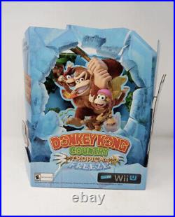 New Donkey Kong Country Tropical Freeze Store Display Standee Promo Wii U Rare