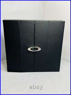 New Oakley Lens Two Sided Store Display Case Leather Book X-Metal Rare Sunglasse