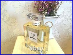 New Rare Glass Giant Factice Chanel N°5 L'eau Store Display (2 Liters)