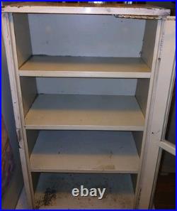 Nice 1940's TOM'S Retail Store Display Metal Snack Cabinet. Very Rare