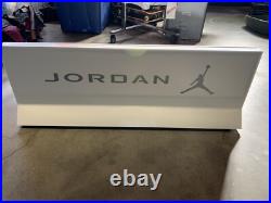 Nike Air Jordan Rare Store Display Sign White Silver Vntg 90s Y2K Rare Vintage