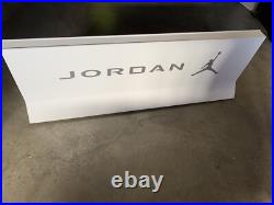 Nike Air Jordan Rare Store Display Sign White Silver Vntg 90s Y2K Rare Vintage