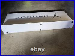 Nike Air Jordan Rare Store Display Sign White Silver Vntg 90s Y2K Rare Vintage