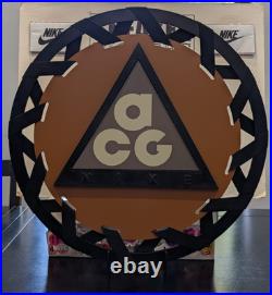 Nike Vintage ACG Metal Standing Sign from Store Display 18 x 18 inch RARE