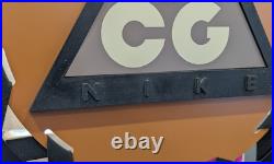 Nike Vintage ACG Metal Standing Sign from Store Display 18 x 18 inch RARE
