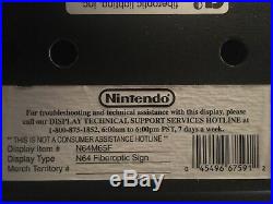 Nintendo 64 Fiber Optic Sign Display (Very Rare)