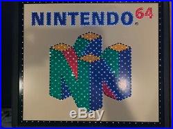 Nintendo 64 Fiber Optic Sign (From Babbages Very Rare)