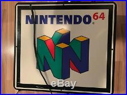 Nintendo 64 Fiber Optic Sign (From Babbages Very Rare)