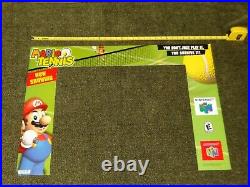 Nintendo 64 Mario Tennis Kiosk Marquee N64 Store Display Sign Promo RARE