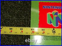 Nintendo 64 Mario Tennis Kiosk Marquee N64 Store Display Sign Promo RARE