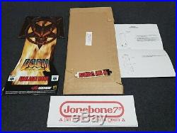 Nintendo 64 N64 DOOM 64 Store Display NEW in Box Counter Standee Sign Promo RARE