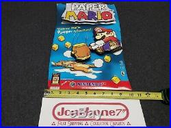 Nintendo 64 N64 PAPER MARIO Store Display Counter Standee Sign 3D Promo RARE