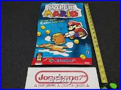 Nintendo 64 N64 PAPER MARIO Store Display Counter Standee Sign 3D Promo RARE