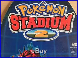 Nintendo 64 N64 Pokemon Stadium 2 Store Display Countertop Standee RARE