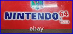 Nintendo 64 Store Display Plexiglass 1997 Very Rare