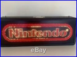Nintendo Fiber Optic Sign Display (Super Rare)