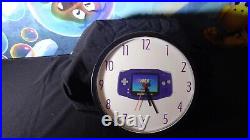 Nintendo Game Boy Advance Clock Vintage Store Display Promo Rare