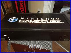 Nintendo Gamecube Box Light Sign Translite Rare Vintage KB Toys Store Display