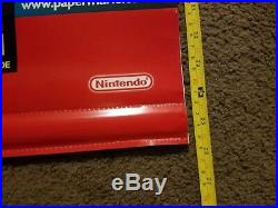 Nintendo N64 Paper Mario Store Display Vinyl Banner Sign Promo RARE 2 SIDED