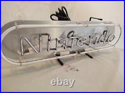 Nintendo Neon Vintage Rare Store Display Sign Working Perfectly Model NESM04RB