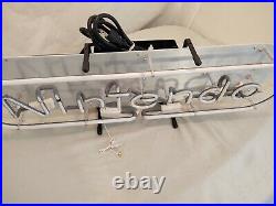 Nintendo Neon Vintage Rare Store Display Sign Working Perfectly Model NESM04RB