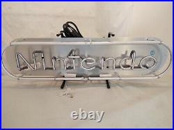 Nintendo Neon Vintage Rare Store Display Sign Working Perfectly Model NESM04RB