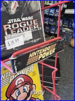 Nintendo Power TALL 6 SLOT Magazine Store Rack RARE Store Display AUTHENTIC VTG