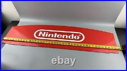 Nintendo Red/White Logo 40 Store Display Header Sign Promo Nintendo Switch RARE