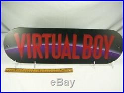 Nintendo Store Sign Display Virtual Boy Rare Vintage Original Employee Owned