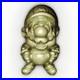 Nintendo Super Mario Gold Figure Store Display Stand Used Very Rare