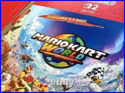 Nintendo Switch 2 Mario Kart World Store Security Shroud Display Authentic RARE