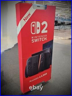 Nintendo Switch 2 Mario Kart World Store Security Shroud Display Authentic RARE