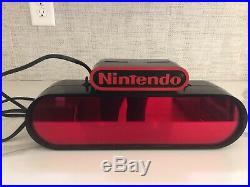 Nintendo Virtual Boy 3D Store Display Sign Working, great condition Rare